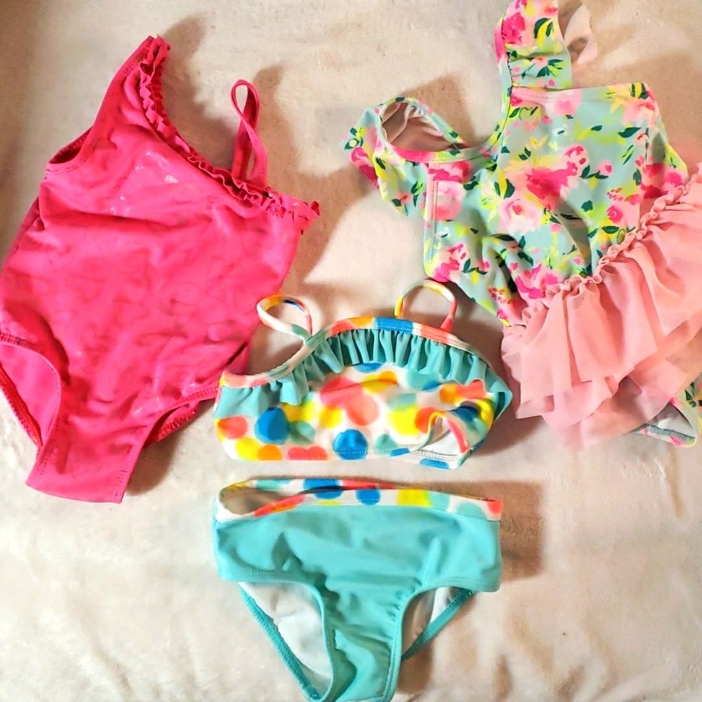 Little girls swimsuits lot